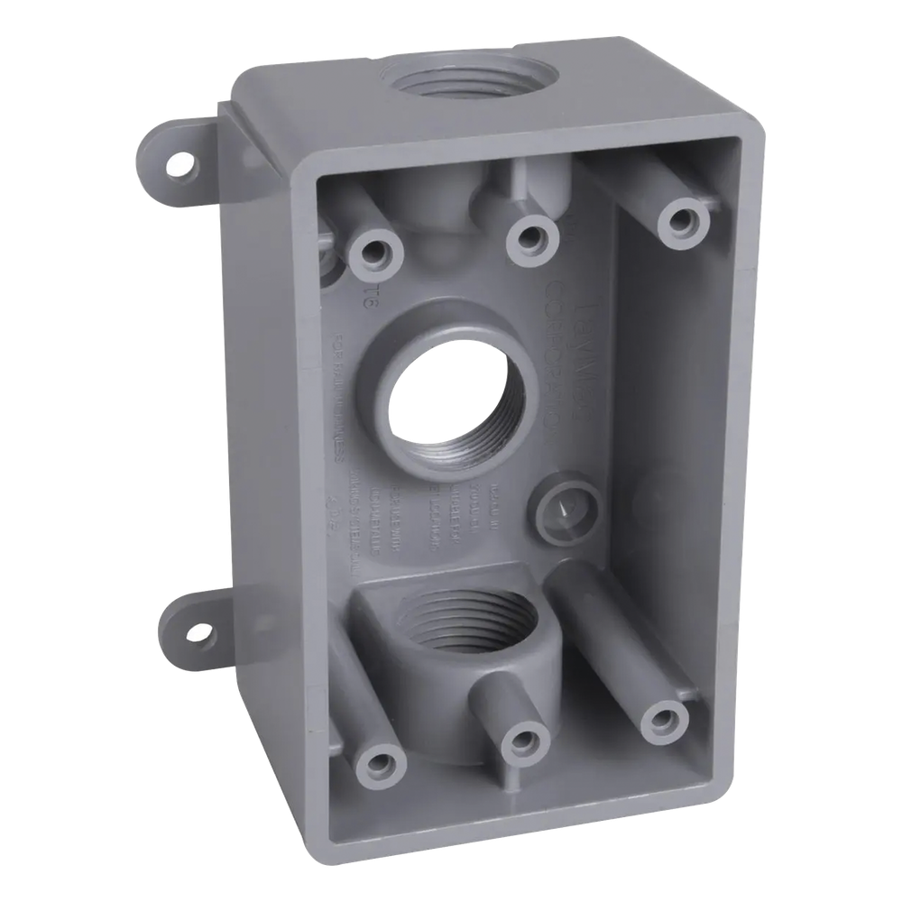 Caja Impermeable de 1 Gang 2", gris