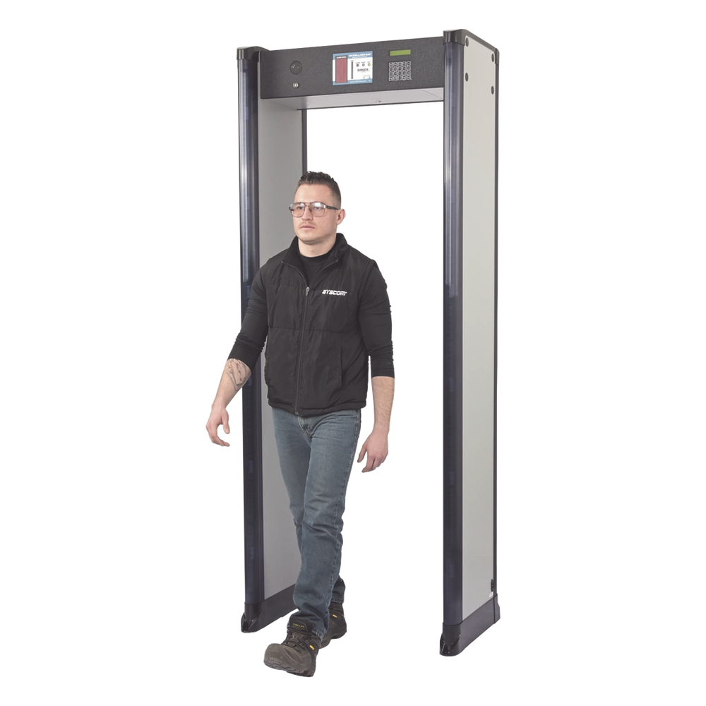 [INTELL-218-ZIR] Arco Detector de Metales de 18 Zonas con Anclaje para Fijarse