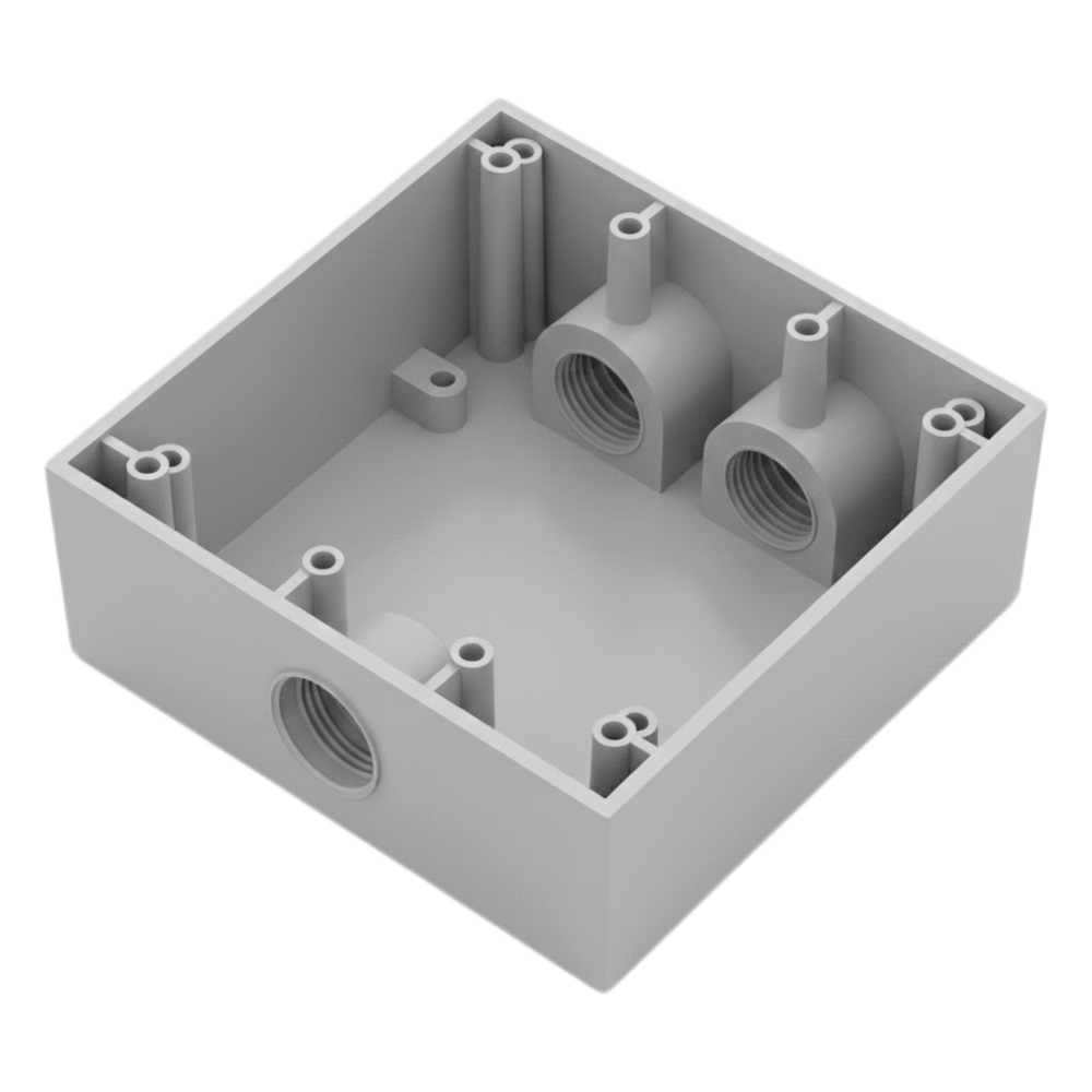 Caja Condulet Cuadrada de 3/4" (19.05 mm) exterior