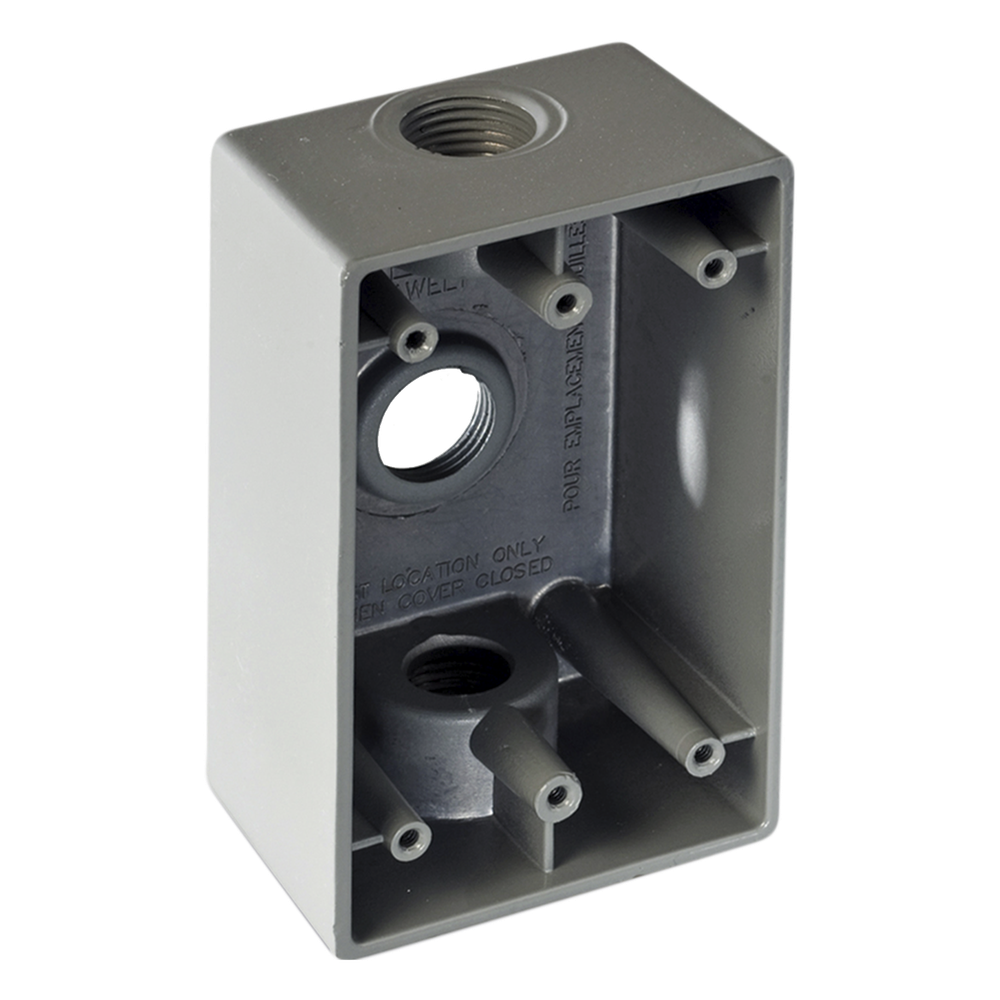 Caja Condulet FS de 1 / 2" (12.7 mm) con tres bocas a prueba de intemperie