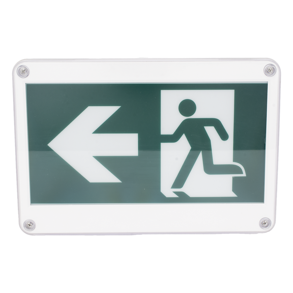 [SF-WSC] Letrero EXTERIOR de Señalización salida "Hombre Corriendo"