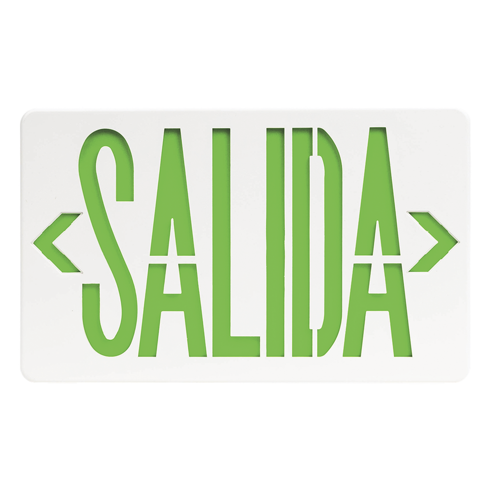 Letrero LED de Emergencia SALIDA