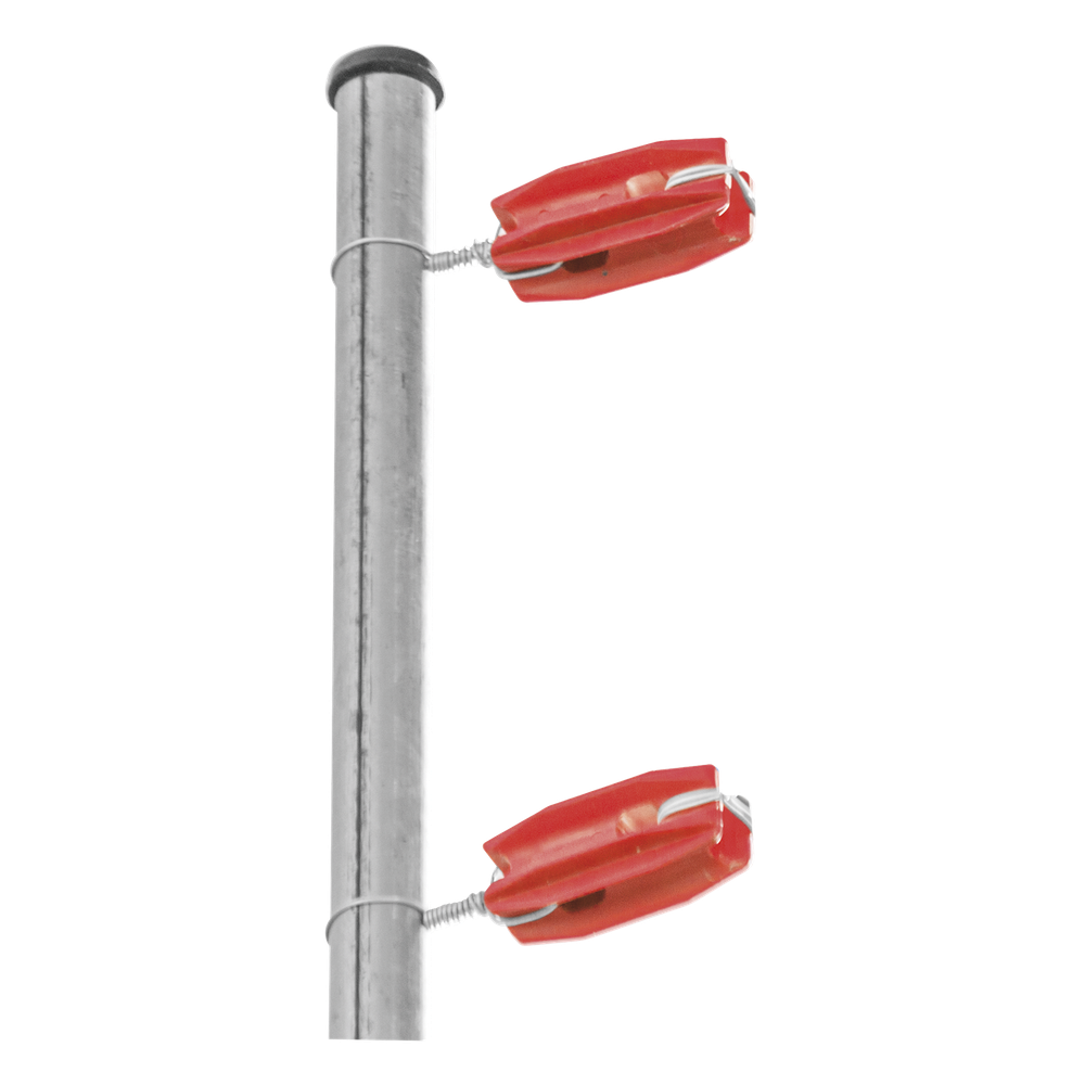 Aislador de Esquina rojo para Cercos Eléctricos