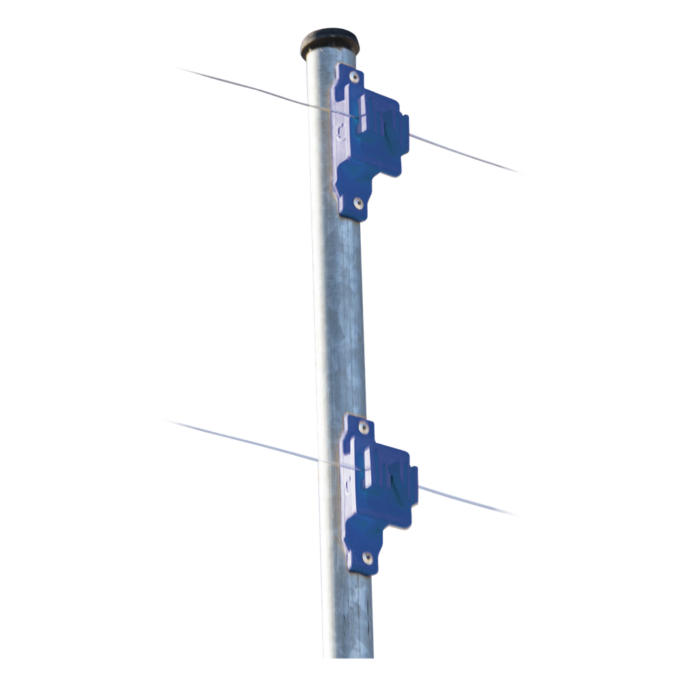 Aislador de Paso azul Reforzado para Cercos Eléctricos