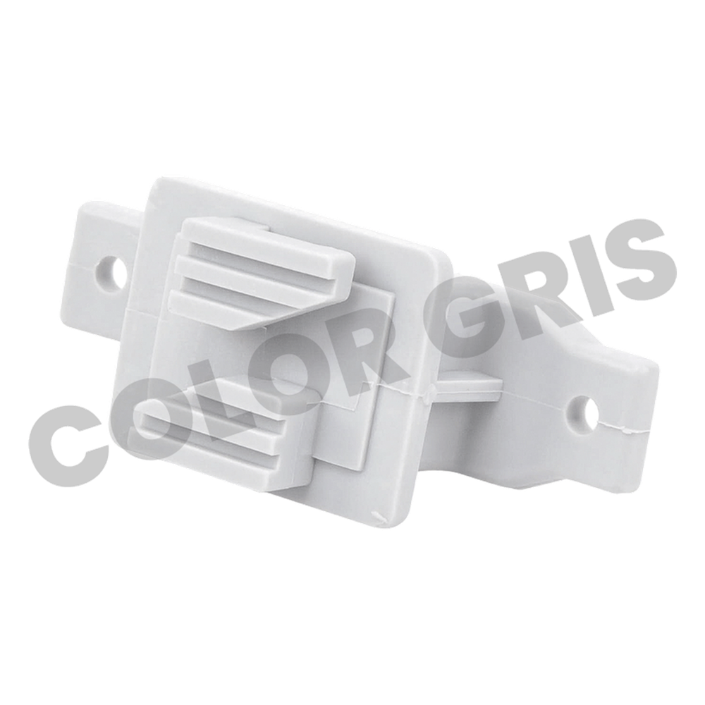 Aislador de Paso Gris Reforzado para Cercos Eléctricos / Aislamiento hasta 18 kV / Resistente a Clima Extremo / Polipropileno y Policarbonato