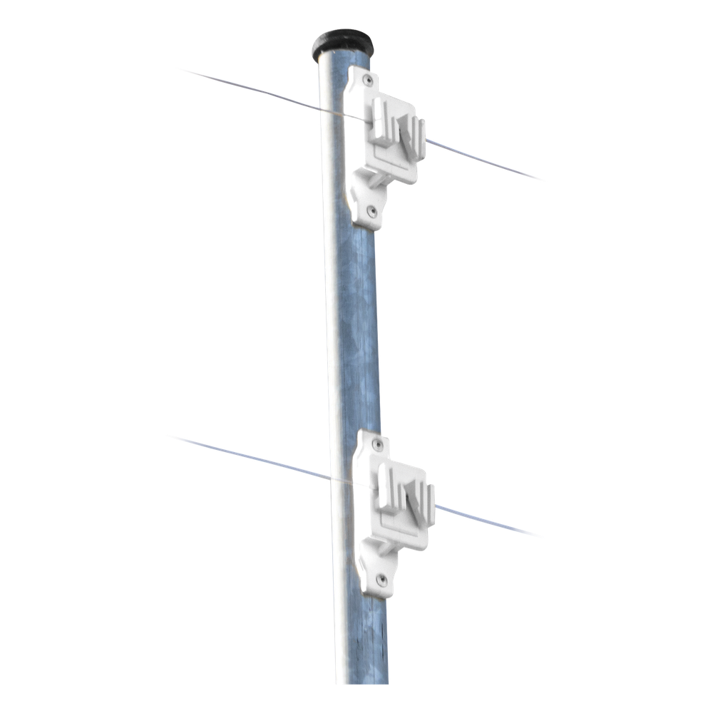 Aislador de Paso blanco Reforzado para Cercos Eléctricos