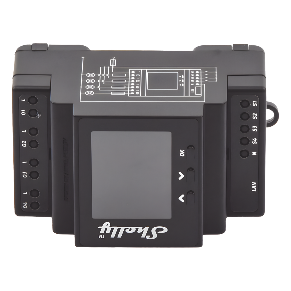 Relevador 40A inalámbrico Wi-Fi y Ethernet 4 canales