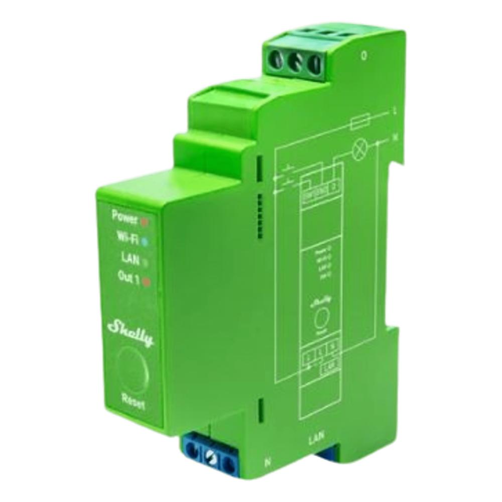 [SHELLYPRODIMMER1PM] Relevador Contacto Seco Interruptor Wi-Fi