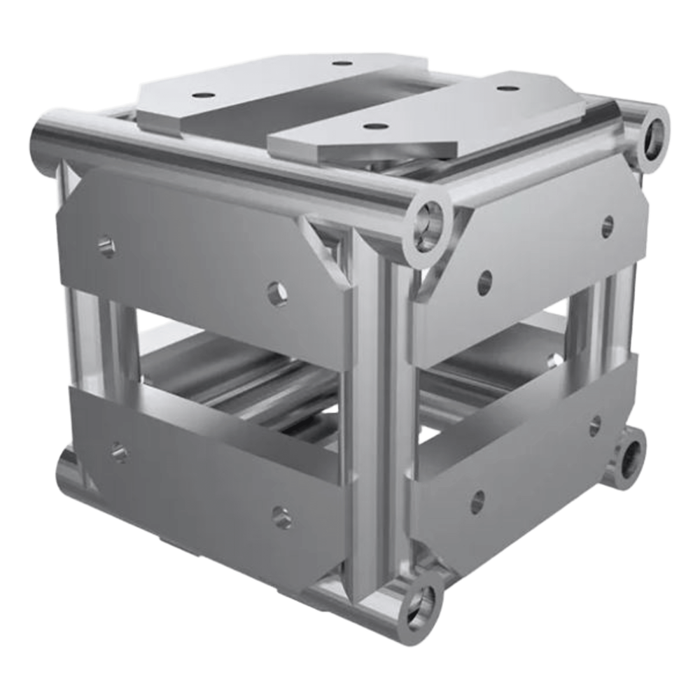 Cubo de Diseño 30x30 cm — 6 Vías de Conexión