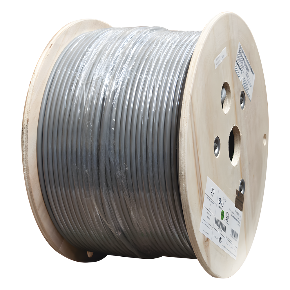 [9A6M4-A5] Bobina de cable Cat6A 305 m, F/UTP, gris