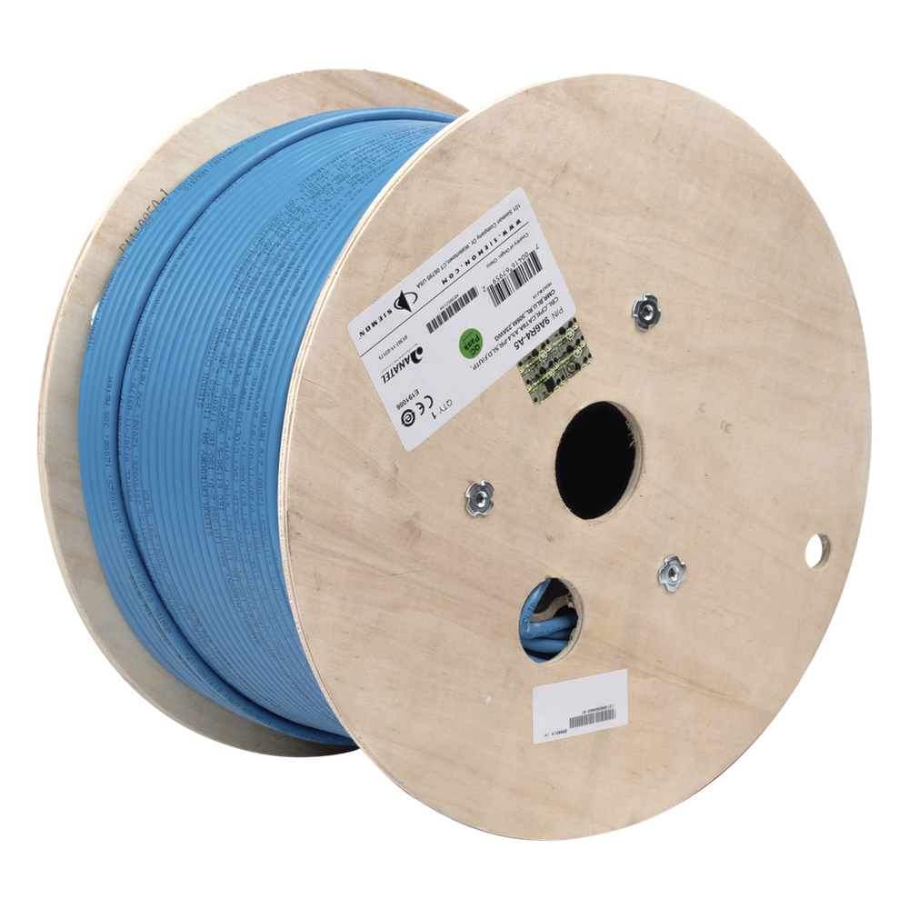 [9A6R4-A5] Bobina de cable Cat6A 305 m, F/UTP, azul