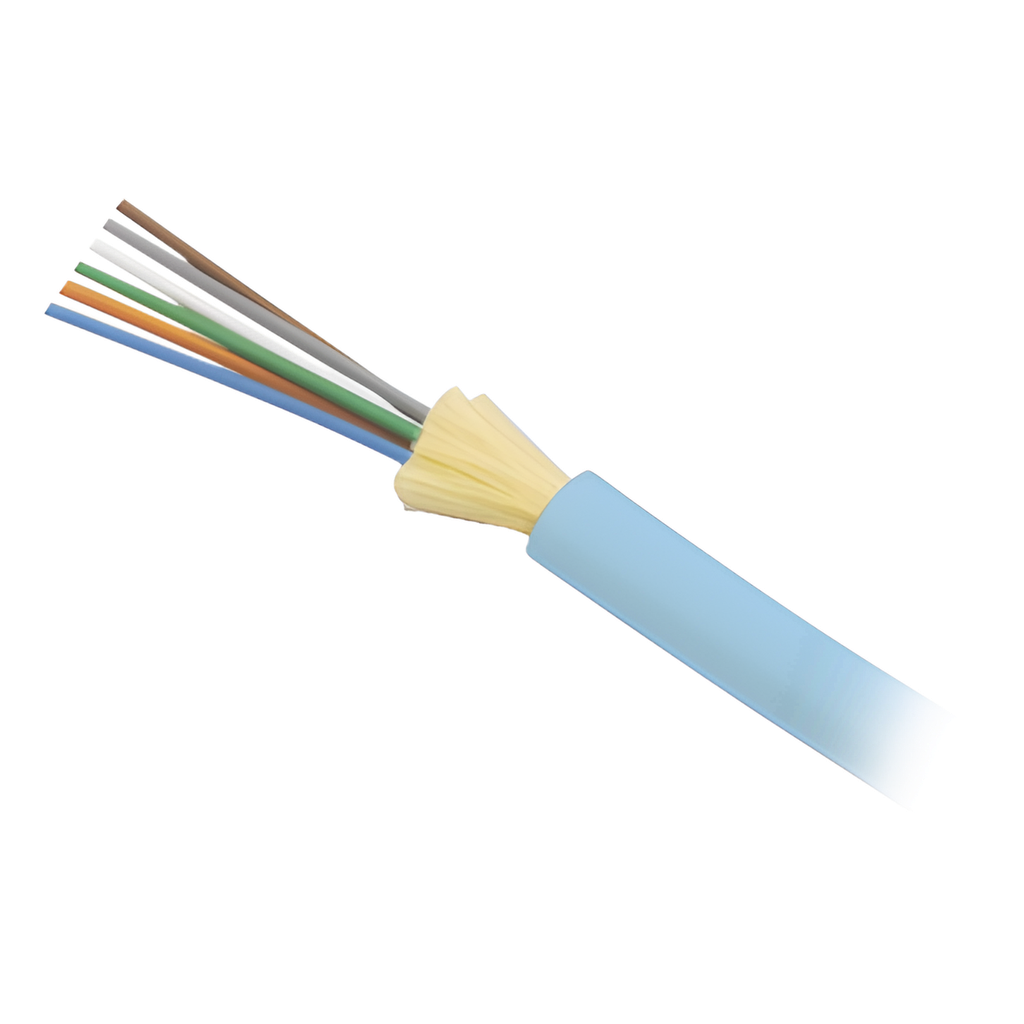 Cable de fibra óptica 1 m, OM3, 6 Hilos