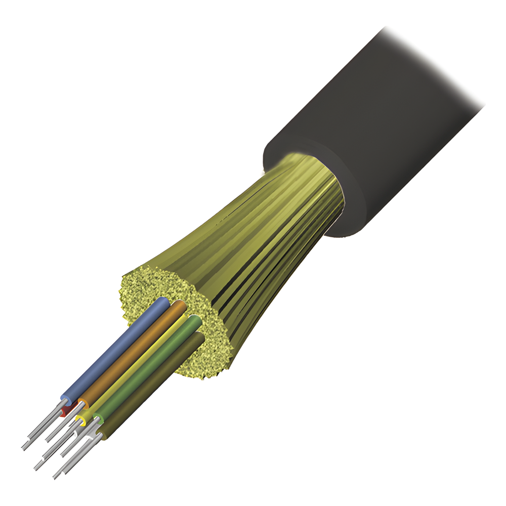 Cable de fibra óptica 1 m, OM3, 12 Hilos