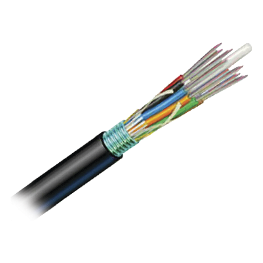 Cable de Fibra Óptica 6 Hilos, OSP (Planta Externa), Armada, Gel, HDPE (Polietileno de Alta Densidad), Multimodo OM3 50 / 125 Optimizada, 1 Metro (3.28 Pies)
