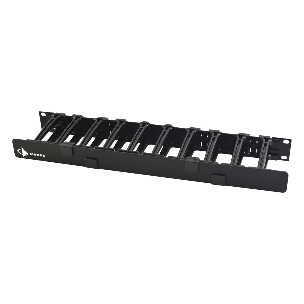Organizador de cables horizontal 1UR, 19"