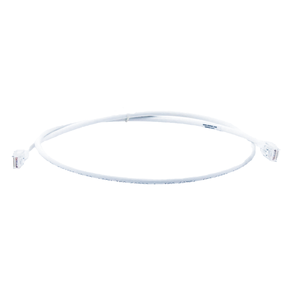 Patch cord Cat6 UTP, 0.91 m, blanco