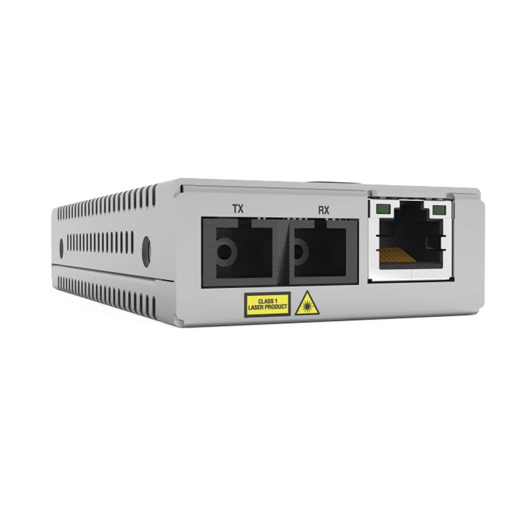 [AT-MMC200/SC-960] Convertidor de medios TAA (Federal) 10 / 100TX - 100FX / SC MultiModo, Multiregion PSU