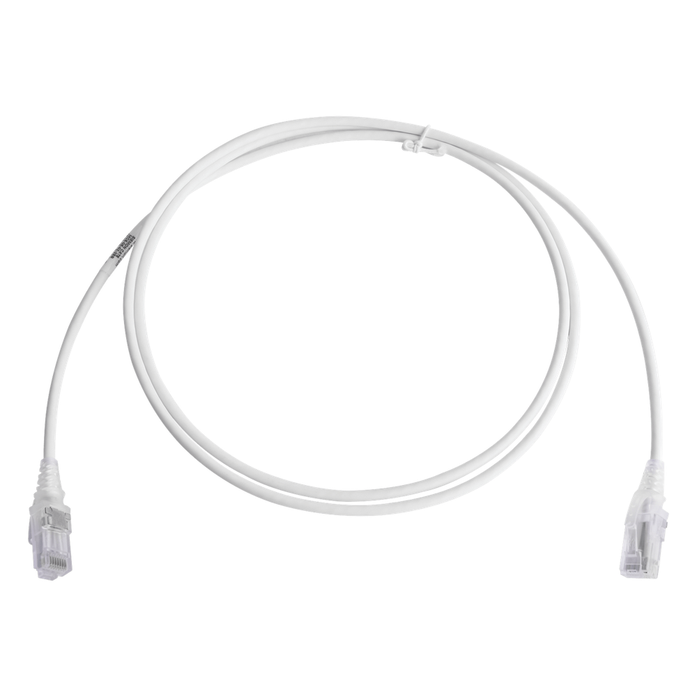 Patch cord Cat6 UTP, 1.52 m, blanco, 28AWG