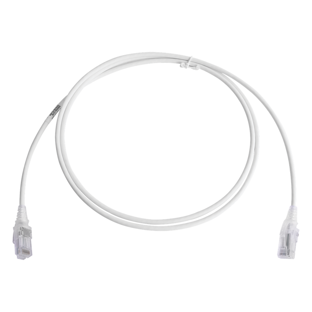 Patch cord Cat6 UTP, 1.52 m, blanco, 28AWG