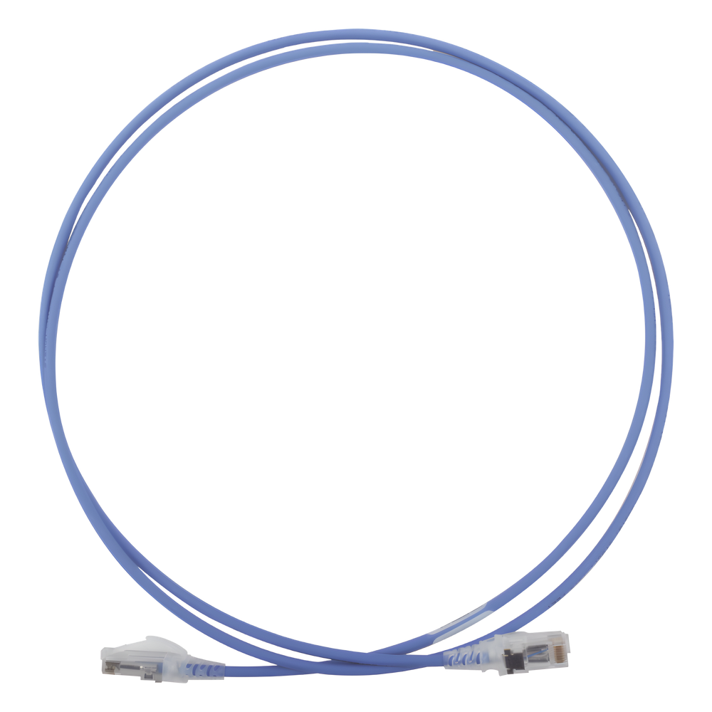 Patch cord Cat6 UTP, 1.52 m, azul, 28AWG