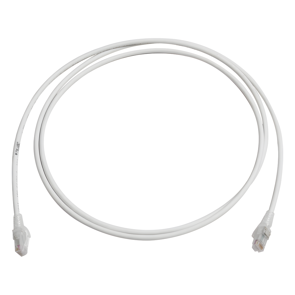 Patch cord Cat6 UTP, 2.13 m, blanco
