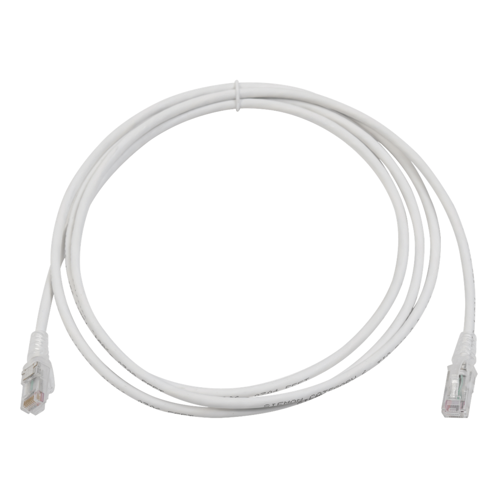 Patch cord Cat6 UTP, 2.13 m, blanco