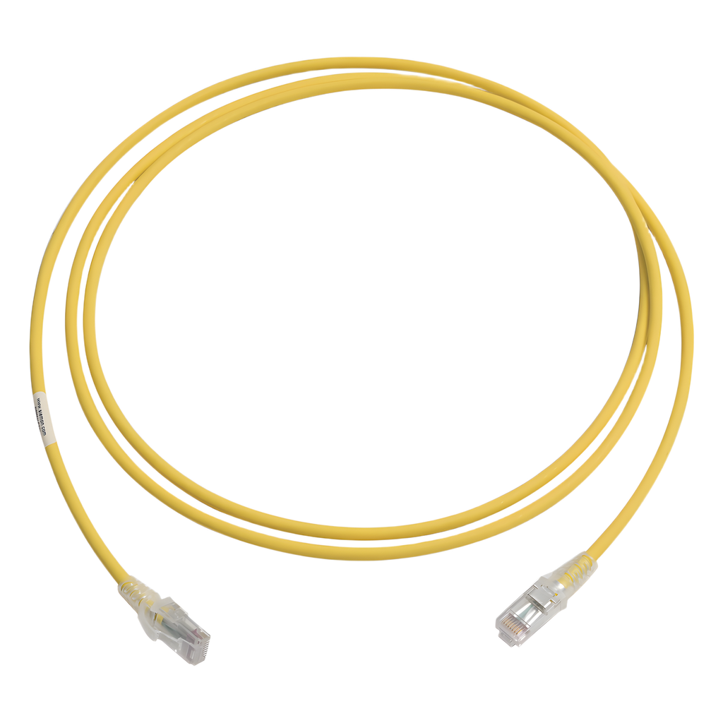 Patch cord Cat6 UTP, 2.13 m, amarillo