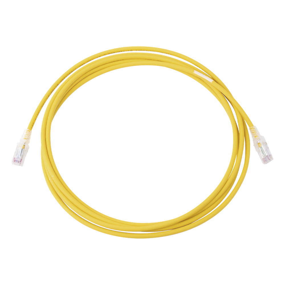 Patch cord Cat6 UTP, 3.05 m, amarillo