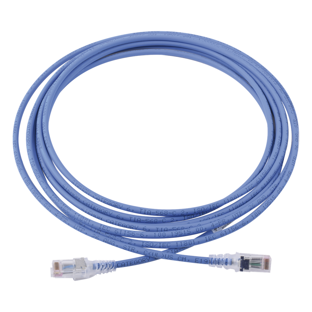Patch cord Cat6 UTP, 4.57 m, azul