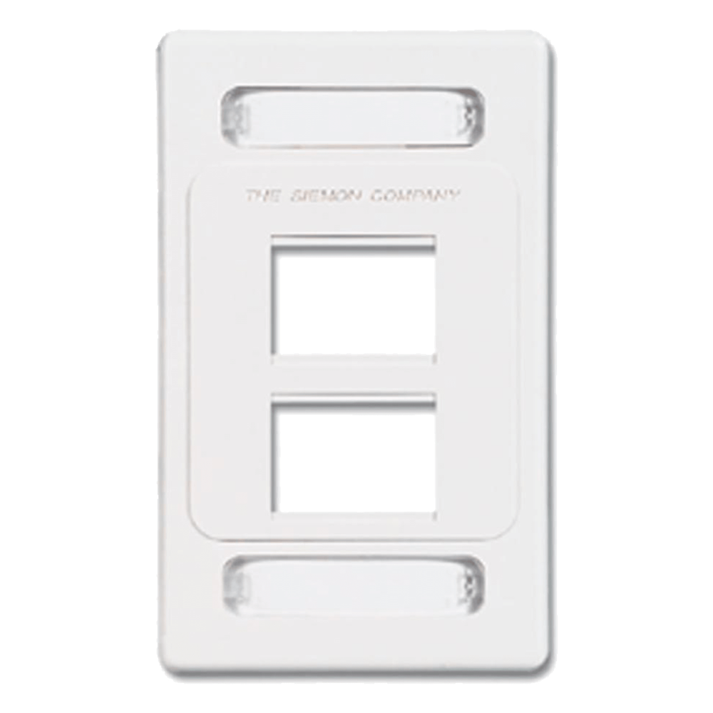 Placa de pared 4 Salidas, blanco