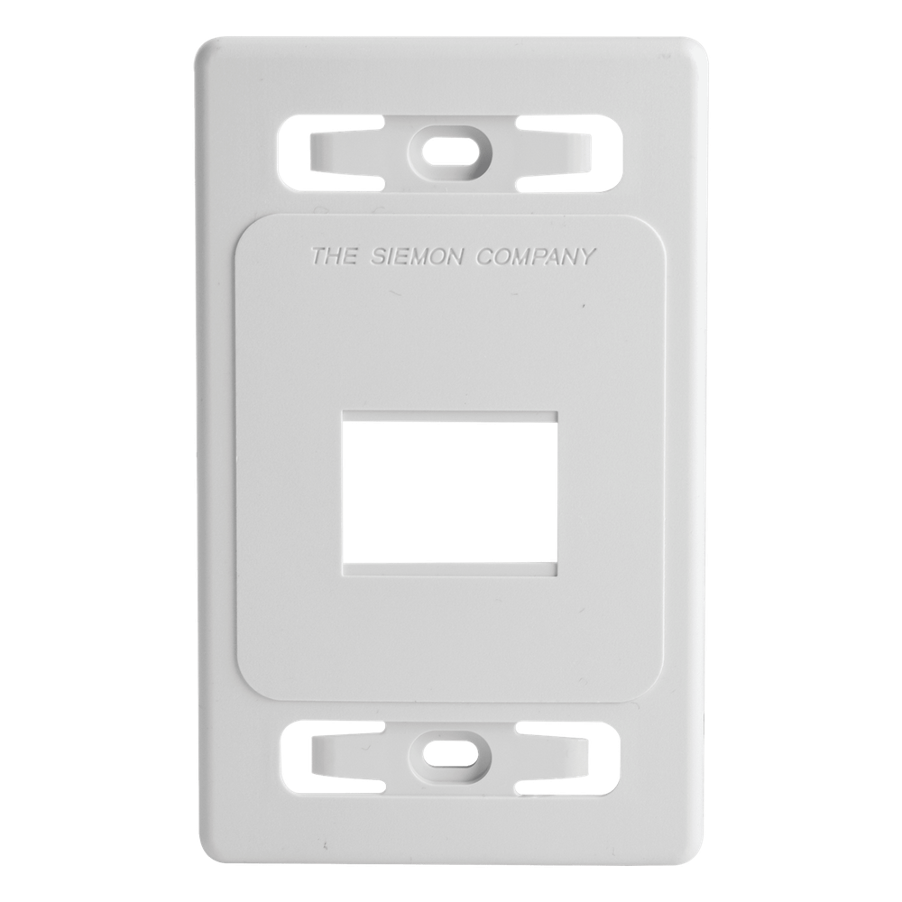Placa de pared 2 Salidas, blanco