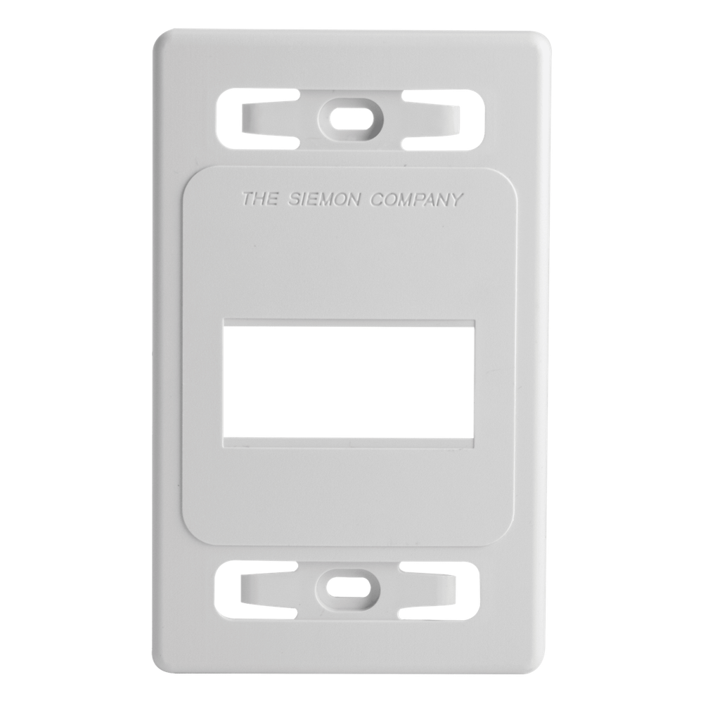 Placa de pared 3 Salidas, blanco