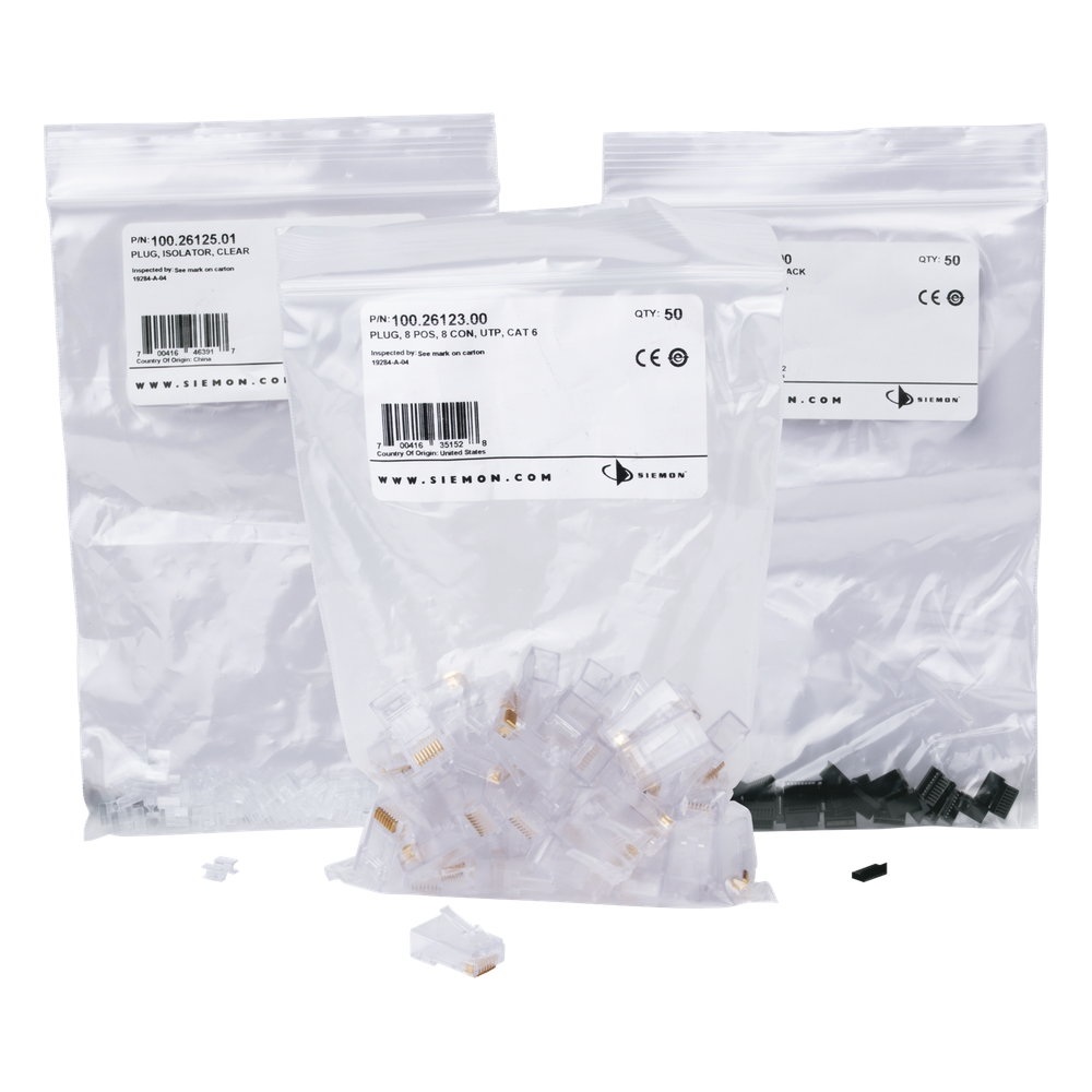 Plug RJ45 Cat6, 50 piezas