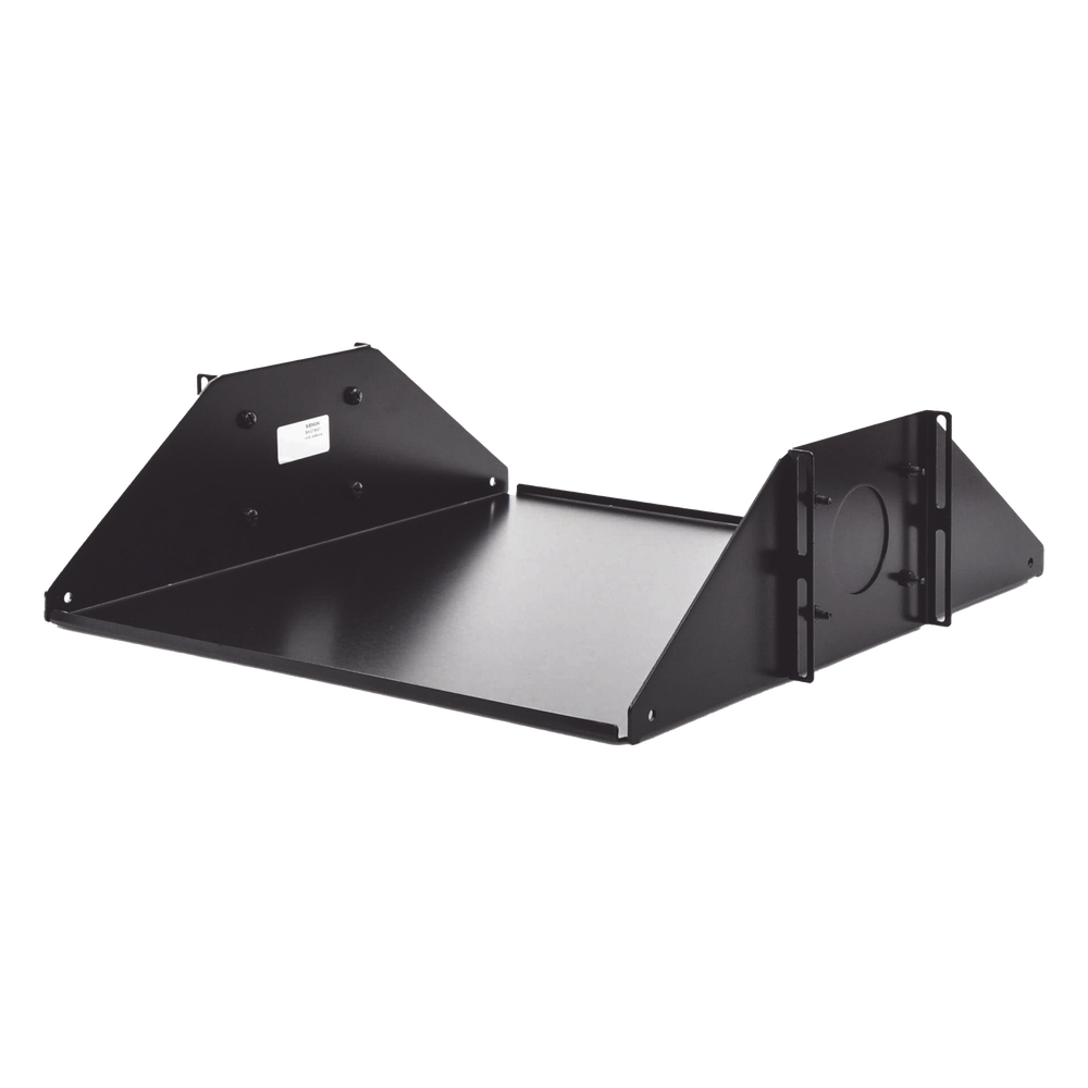 Charola Doble para Soportar Equipo en Racks de 432 mm 19", 3UR, negro