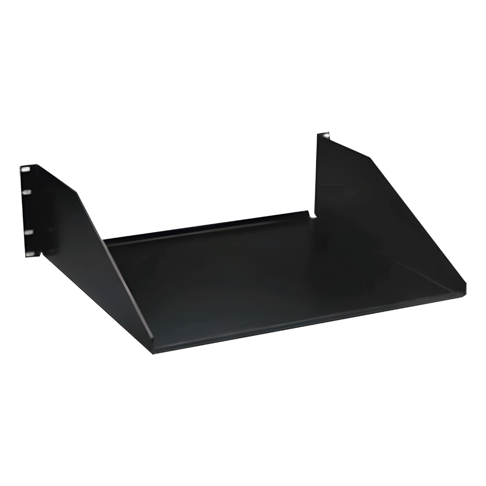 Charola de rack 3UR, 19", negro