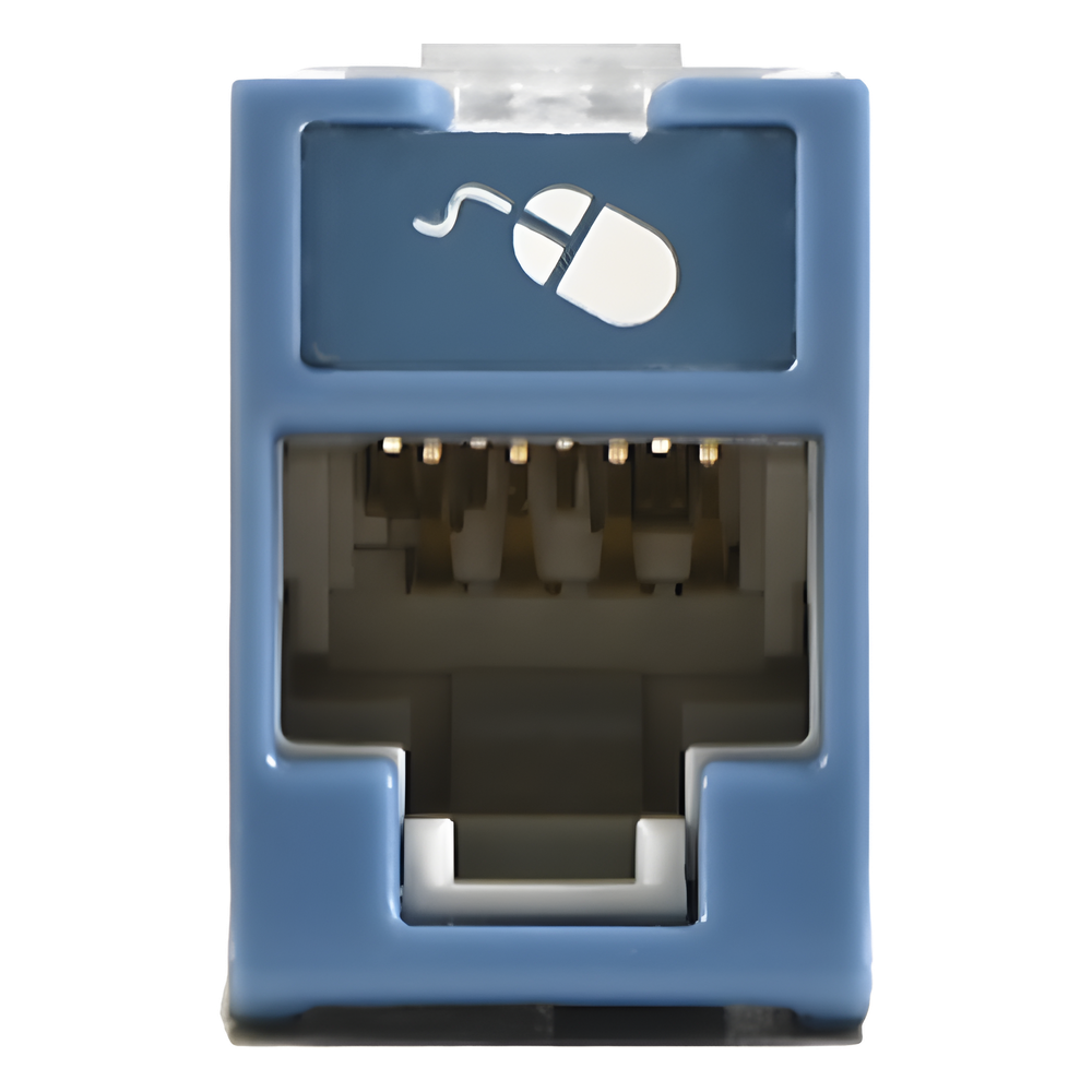 Jack RJ45 Cat6, azul