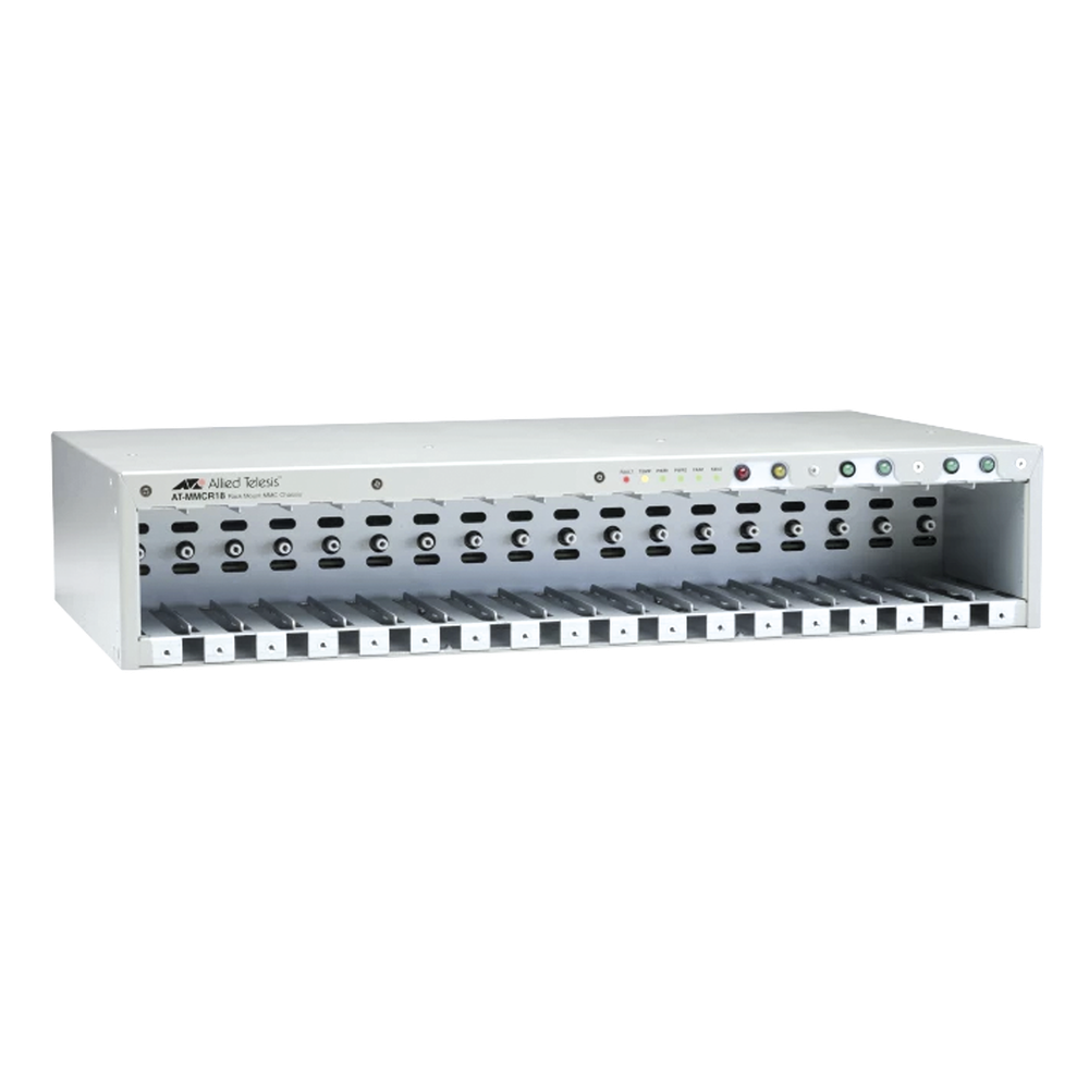 [AT-MMCR18-00] Chasis 18-Slot para MMC2xxx & MMC6xxx series Mini Media Converters, No PSU