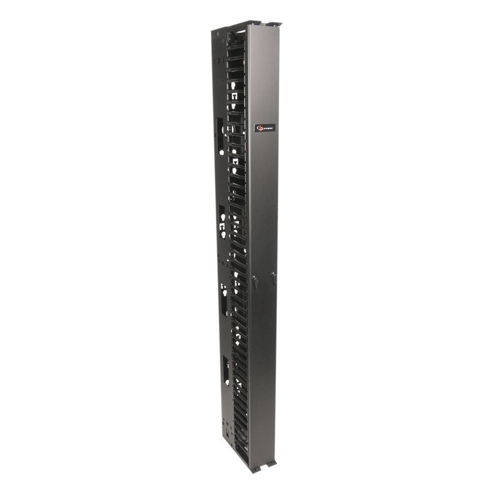 Organizador de cables vertical 45UR, 6"