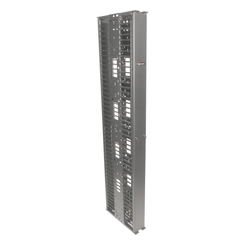 Organizador de cables vertical 45UR, 6"