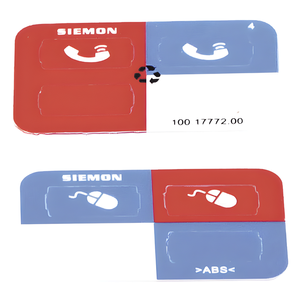 [Z-ICON-03B] Icono Ultramax para Identificación de Jacks 100 piezas, rojo