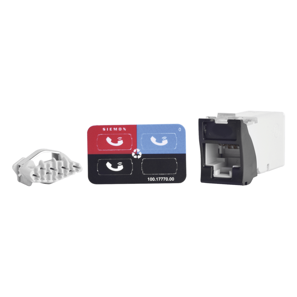 [Z6-01] Jack RJ45 Cat6, negro