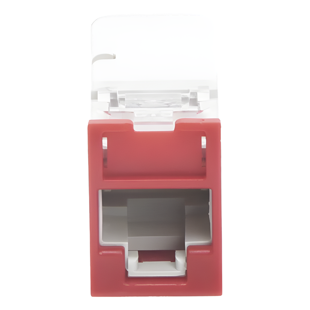 Jack RJ45 Cat6, rojo