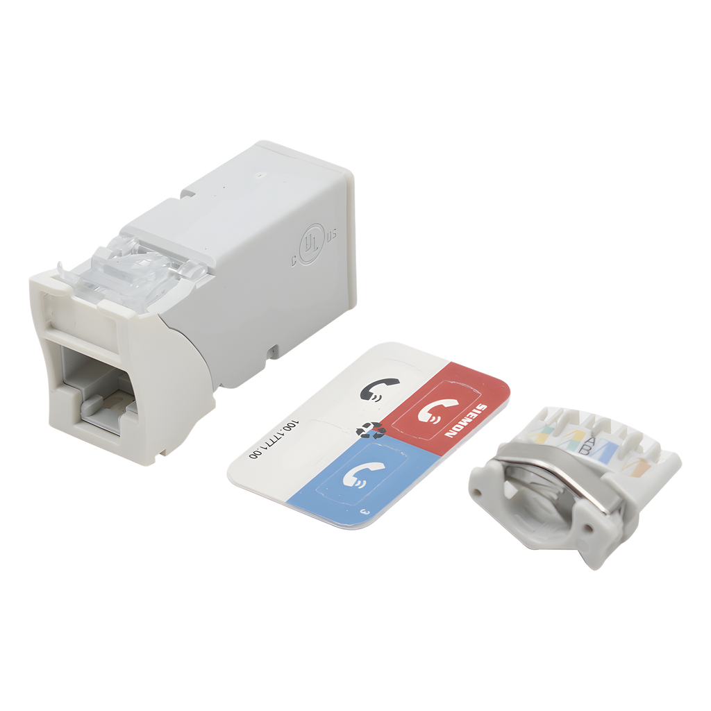 Jack RJ45 Cat6A, blanco