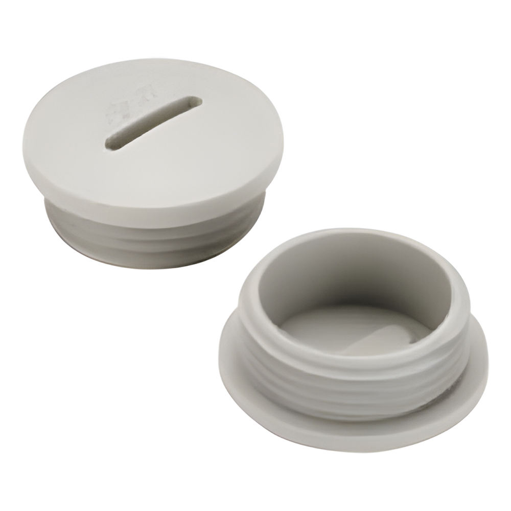 Tapón roscado de 1/2" para caja cuadrada a prueba de intemperie
