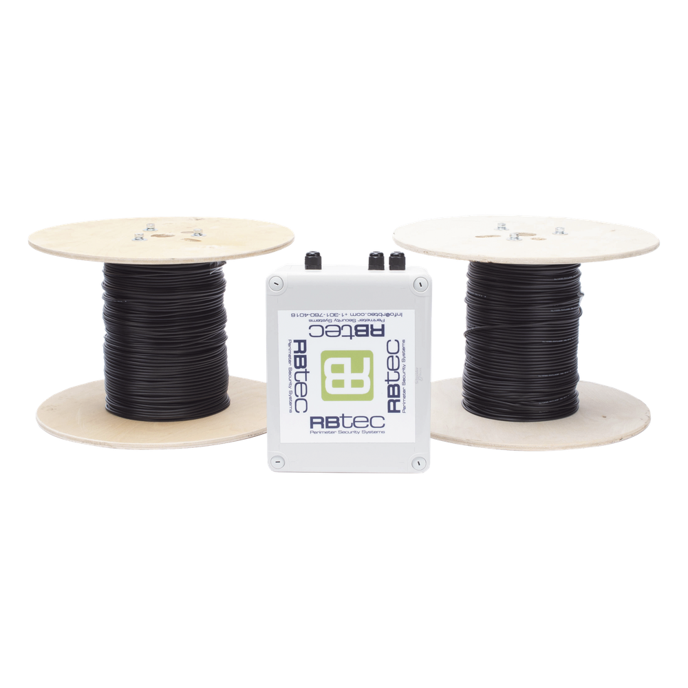 [MIC-2Z-500-V2] MICALERT Cable Sensor para Paredes, barandales, rejas rigidas / 2 zonas de 152 metros / 304 Metros de protección total / Tarjeta LPU400 / Calibración via software