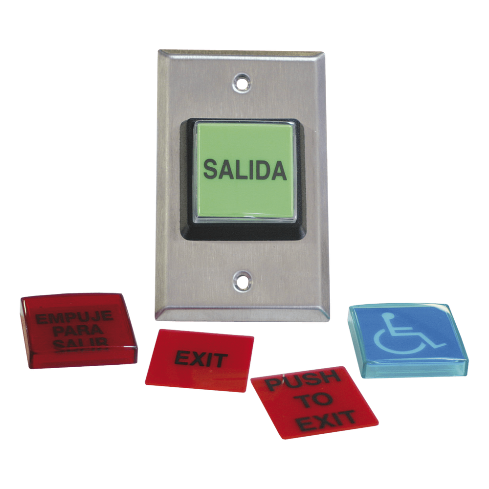 Botón de Salida / MÚLTIPLES Placas / Luz LED / 2 Años garantía