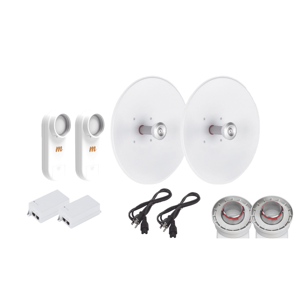 [C5XTP27] Enlace completo de 2 radios C5X con antenas UD-TP-27 (27 6.4 GHz, 27 dBi