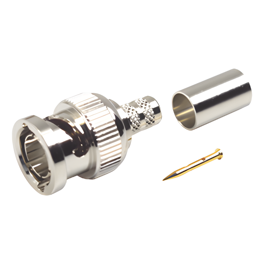 Conector BNC Macho en 75 Ohm