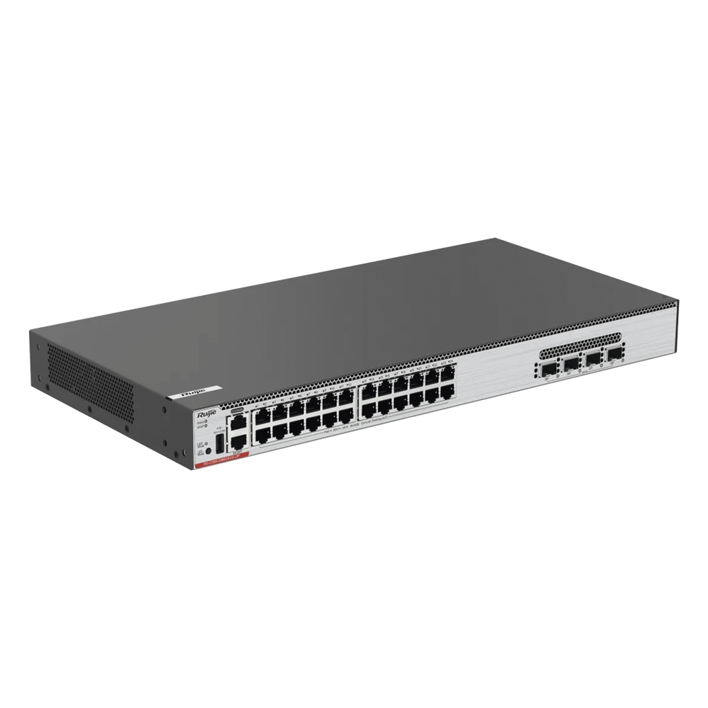 Switch administrable 24 puertos, PoE, Gigabit, capa 3, 370 W