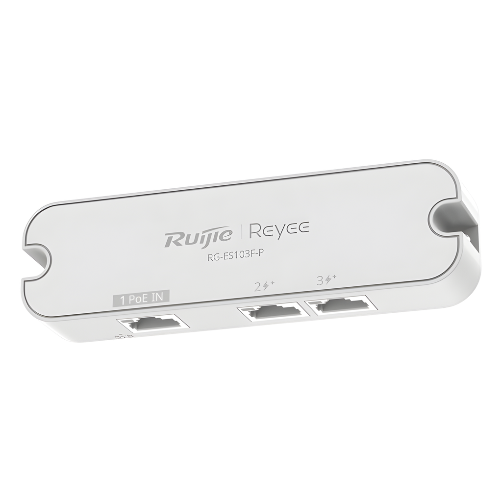 Switch no administrable 3 puertos, PoE+, 30 W